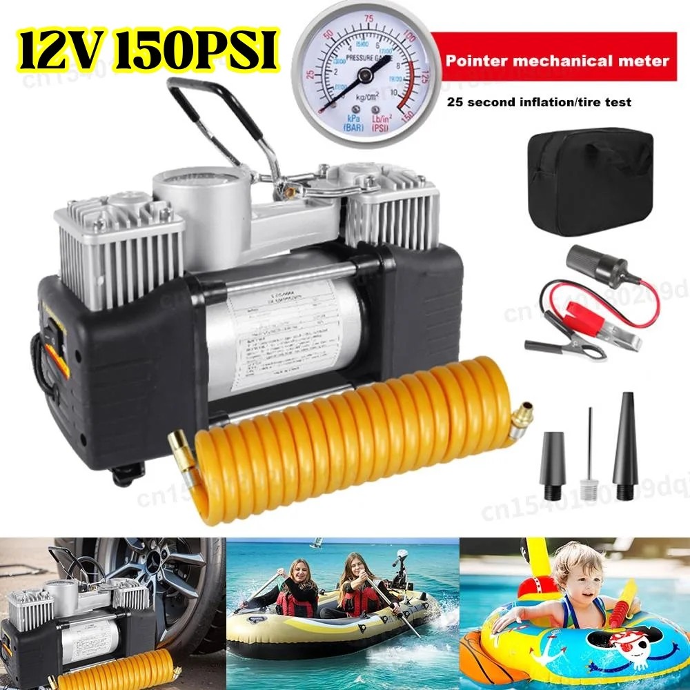 12V 150PSI  Ƽ ޴ ݼ   ڵ  ī   ڵ ÷ͺ 